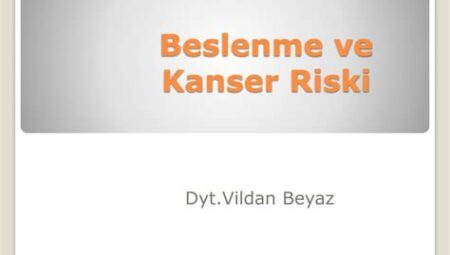 Vitaminler ve Kanser Riski: Beslenme ve Önleyici Tedbirler